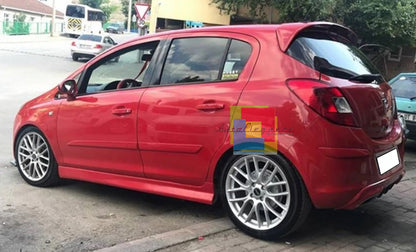 ⭐0903 SIDE SKIRTS SUITABLE FOR OPEL CORSA D 5 DOORS 2006-2014 LOOK OPC ABS⭐
