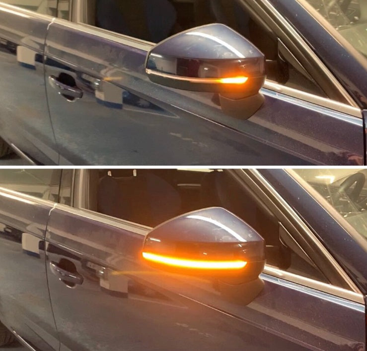 FRECCE LED DINAMICHE SCORREVOLI PER AUDI A3 8V 2012-2019 FUME LATERALI