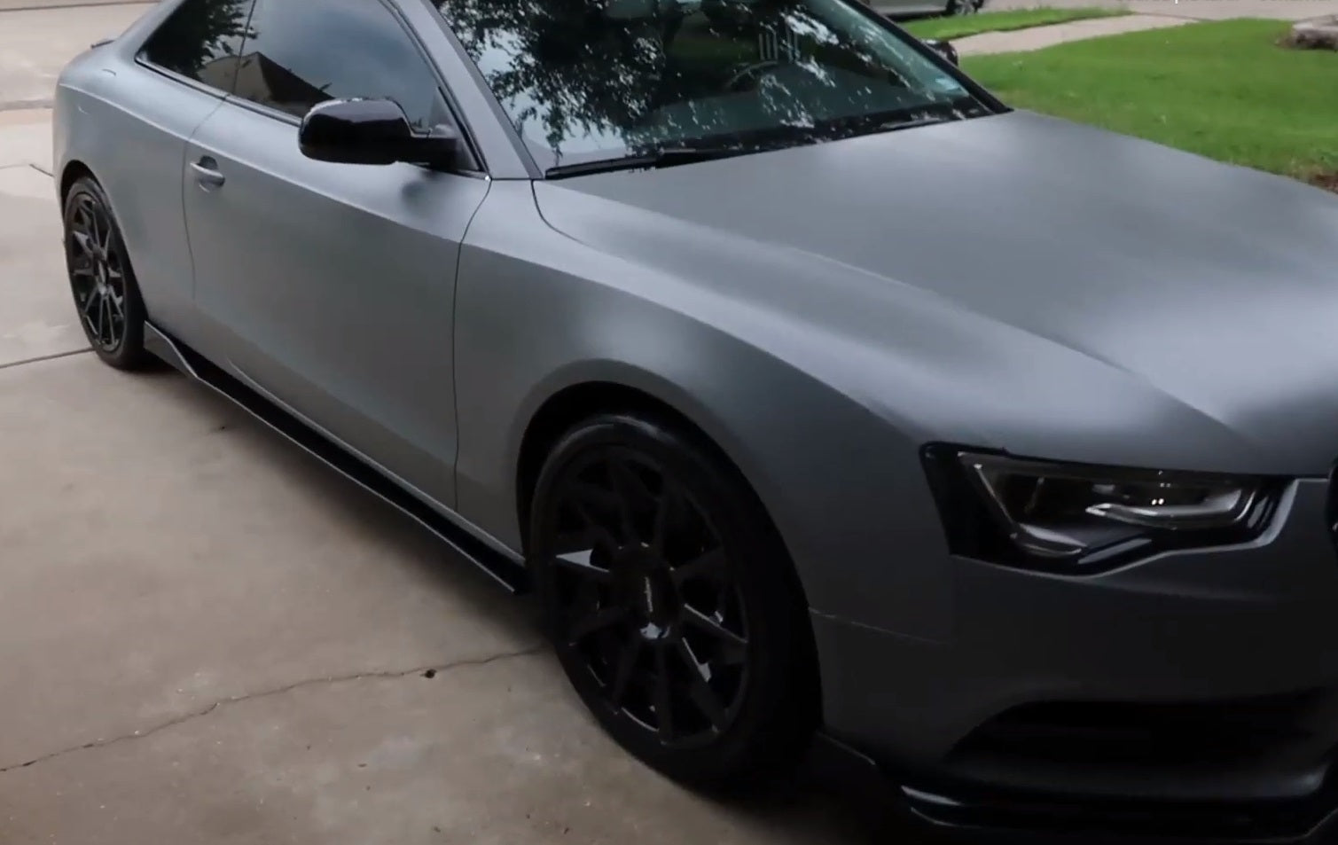 AUDI A5 COUPE SPLITTER SOTTO MINIGONNE LATERALI SOTTOPORTA SPORTIVI ABS AUTOELEGANCERICAMBI