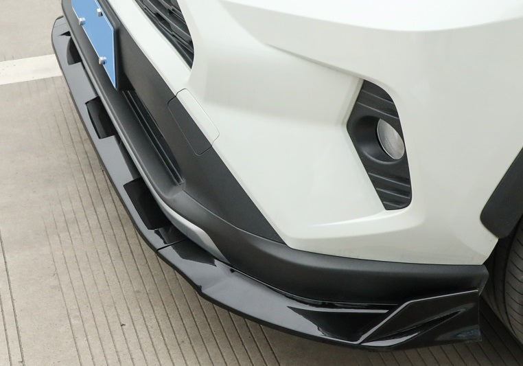 TOYOTA RAV4 RAV-4 V 2018+ FRONT BUMPER SPLITTER SPOILER GLOSS BLACK