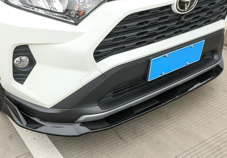 TOYOTA RAV4 RAV-4 V 2018+ FRONT BUMPER SPLITTER SPOILER GLOSS BLACK