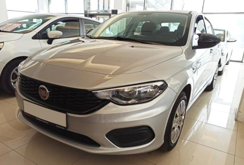 FIAT TIPO 2015+ CALOTTE ADESIVE SPECCHI SPECCHIETTI RETROVISORI NERO LUCIDO