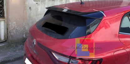 RENAULT MEGANE 4 IV 2015-2021 SPOILER POSTERIORE SUL TETTO ABS LOOK SPORTIVO