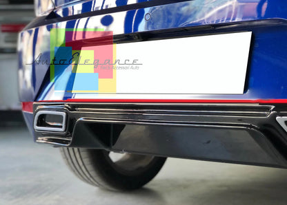 SEAT IBIZA 6F 2017+ DIFFUSORE POSTERIORE FR LOOK NERO ABS SPORTIVO .-.