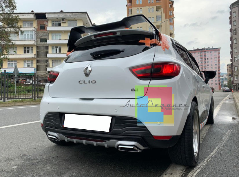 RENAULT CLIO 4 UNDER BUMPER DIFFUSER RECTANGULAR TIP DIFFUSER ABS