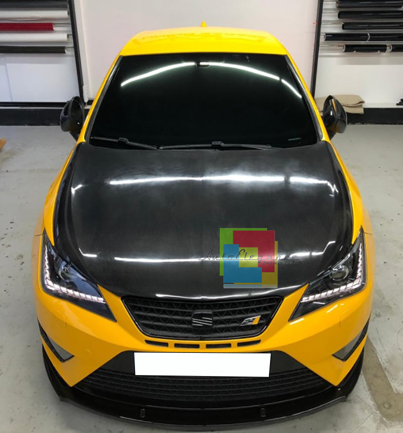 SEAT IBIZA 6J CUPRA FR 2008-2017 FRONT BUMPER SPLITTER BLACK ABS