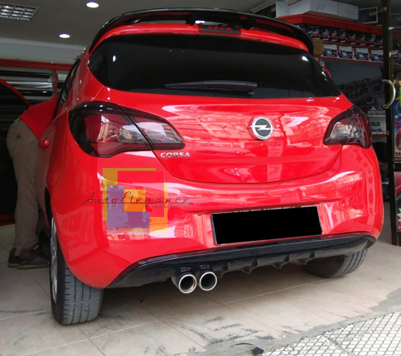 OPEL CORSA E 2014-2019 5 PORTE SPOILER POSTERIORE SUL TETTO ABS LOOK OPC
