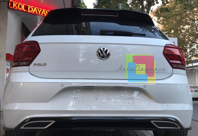 REAR ROOF SPOILER VW POLO AW1 2017+ ABS / PLASTIC RLINE WING