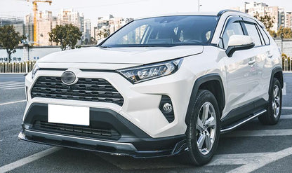 TOYOTA RAV4 RAV-4 V 2018+ FRONT BUMPER SPLITTER SPOILER GLOSS BLACK