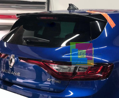 RENAULT MEGANE 4 IV 2015-2021 SPOILER POSTERIORE SUL TETTO ABS LOOK SPORTIVO