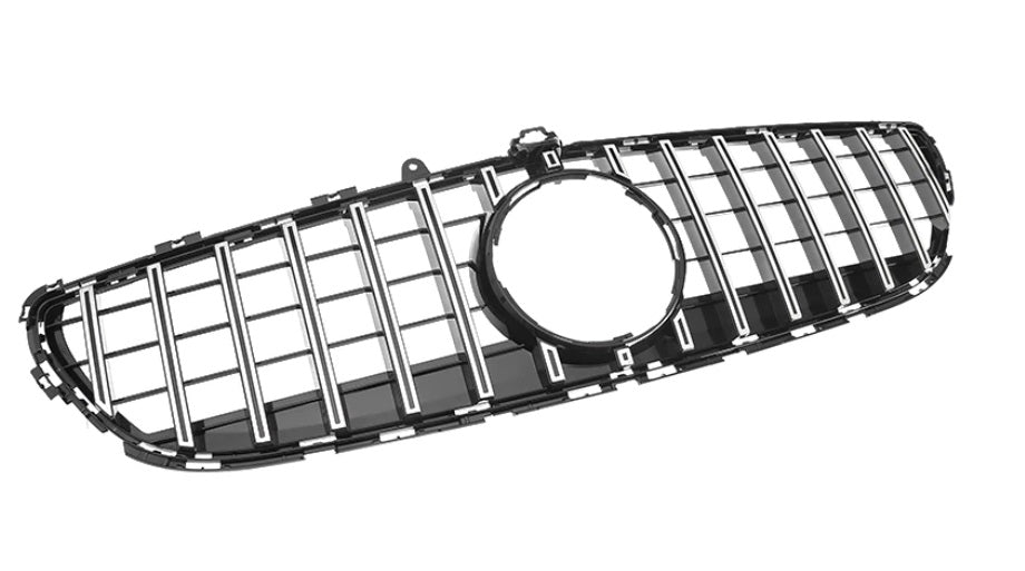 FRONT GRILLE MERCEDES CLS W218 2015-2018 SATIN PROFILES MASK