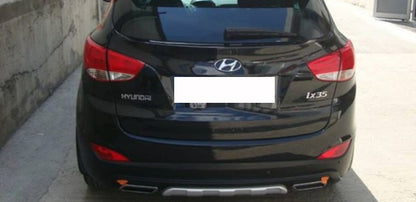 HYUNDAI IX35 2009-2015 SPOILER SOTTO PARAURTI ANTERIORE + POSTERIORE IN ABS