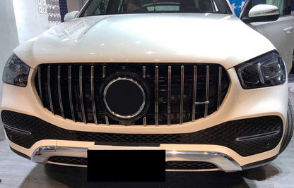 GRIGLIA ANTERIORE MERCEDES GLE W167 2019+ MASCHERINA AMG PARAURTI STANDARD