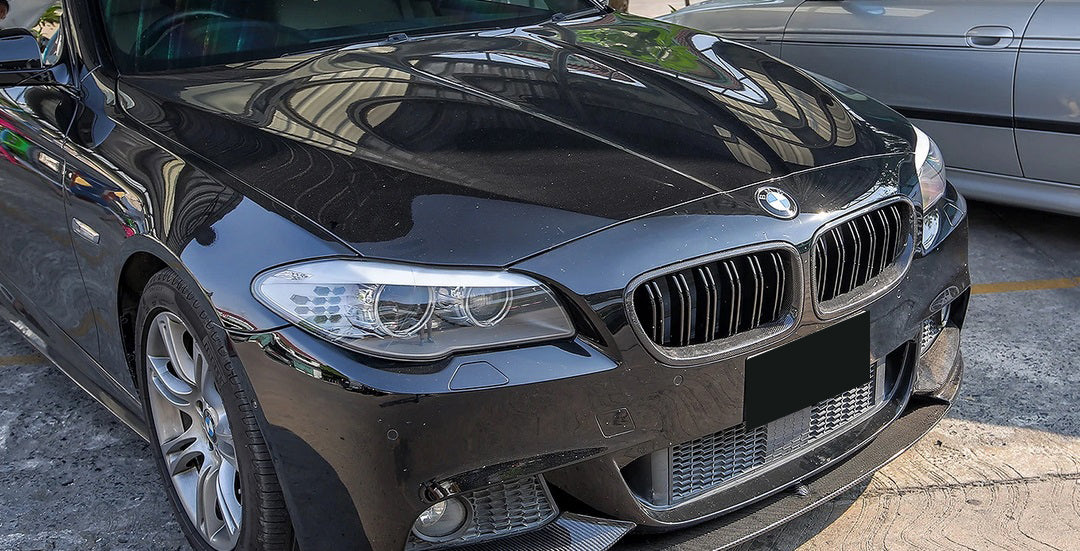 5 SERIES F10 F11 F18 CARBON LOOK DOUBLE KIDNEY MUSTACHE GRILLE NEWS