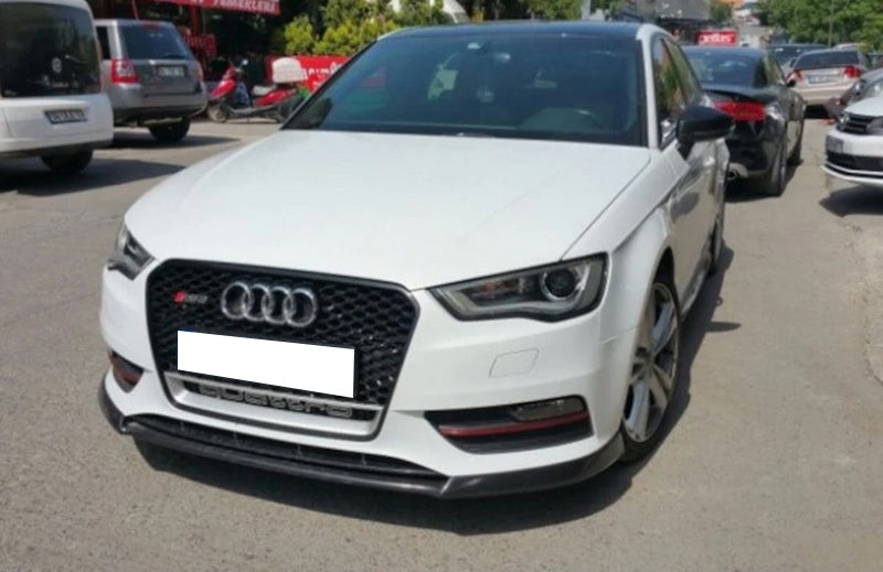 SPLITTER UNDER FRONT BUMPER AUDI A3 8V 2012-2015 SPOILER ABS / PLASTIC