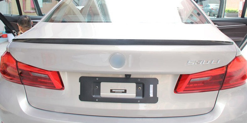 SPOILER POSTERIORE SUL COFANO BMW SERIE 5 G30 2016 IN POI IN ABS CARBON LOOK M