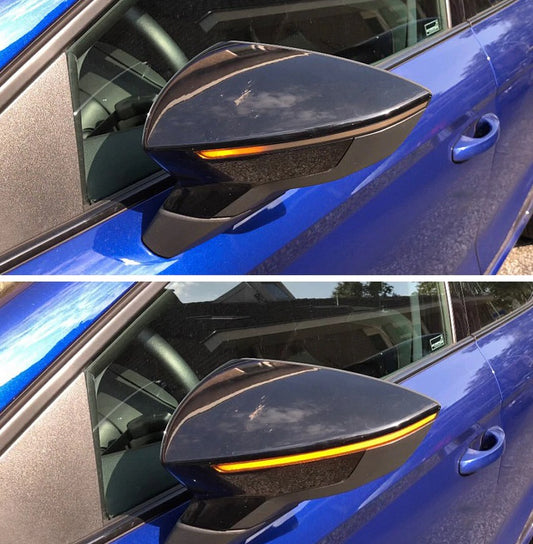 SEAT ARONA IBIZA V LEON 5F FRECCE LED DINAMICHE PER SPECCHI LATERALI LOOK FUME