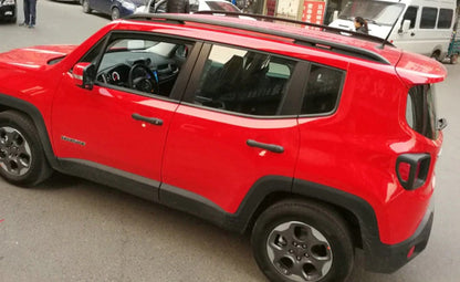 BARRE SUL TETTO MANCORRENTI PER JEEP RENEGADE DAL 2014+ NERI 0306 AUTOELEGANCERICAMBI