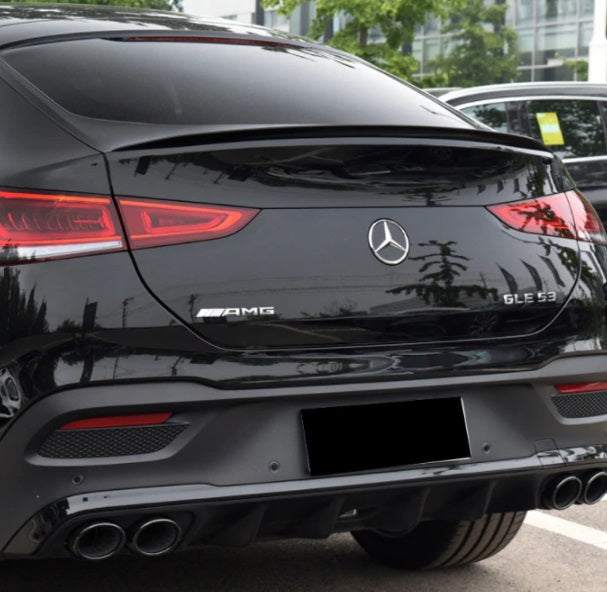 MERCEDES GLE COUPE C167 SPOILER POSTERIORE SUL COFANO AMG NERO LUCIDO