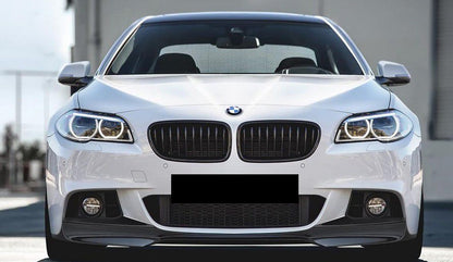SPOILER SOTTO PARAURTI ANTERIORE BMW SERIE 5 F10 F11 SPLITTER NERO LUCIDO ABS