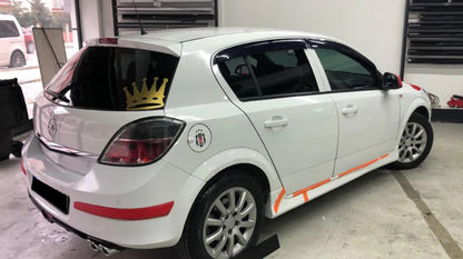 SIDE SKIRTS FOR OPEL ASTRA H 5 DOORS UNDER DOOR SPOILER ABS OPC 0104