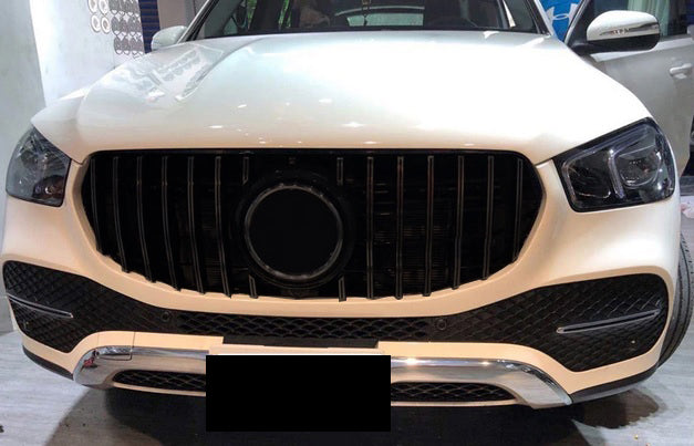 GRIGLIA ANTERIORE NERA MERCEDES GLE W167 C167 AMG PARAURTI STANDARD