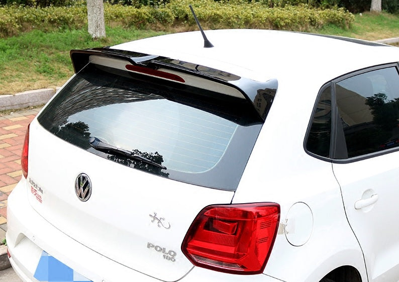 ALETTONE LOOK GTI SPOILER POSTERIORE SUL TETTO PER VW POLO 6R 6C 2011-2017 ABS AUTOELEGANCERICAMBI