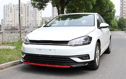 VW GOLF 7.5 2017+ LIFT SOTTO PARAURTI ANTERIORE SPLITTER PROFILO ROSSO LAMA