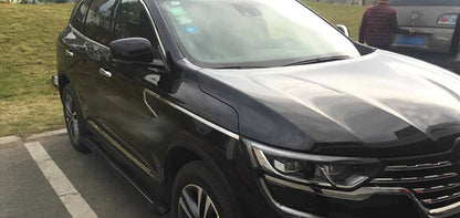 RENAULT KOLEOS II 2016-2021 SPORTS SIDE STEPS UNDER DOOR BLACK