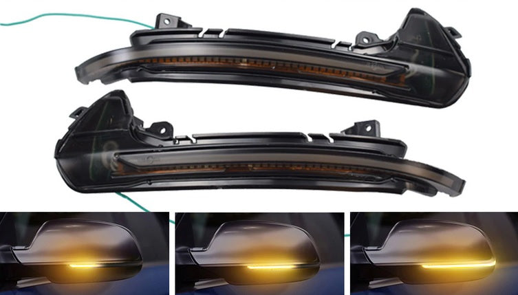 AUDI A6 4G C7 2011-2018 FRECCE LED DINAMICHE PER SPECCHI LATERALI LOOK FUME AUTOELEGANCERICAMBI