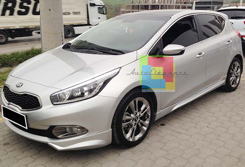 KIA CEED / PRO CEED JD 2012-2015 UNDER FRONT BUMPER SPLITTER ABS MUSTACHE