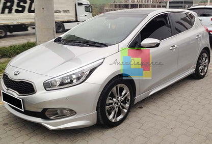 KIA CEED / PRO CEED JD 2012-2015 UNDER FRONT BUMPER SPLITTER ABS MUSTACHE