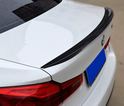 SPOILER POSTERIORE COFANO BMW SERIE 5 G30 DAL 2016+ IN ABS CARBONIO M SPORT