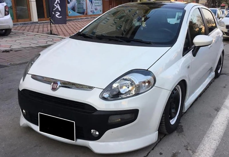 SPOILER UNDER FRONT BUMPER FIAT PUNTO EVO 2008-2012 IN ABS .-