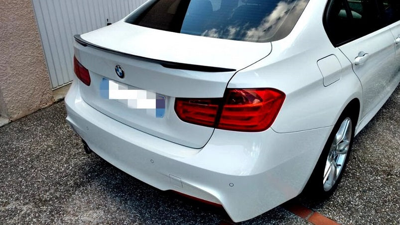 BMW 3 SERIES F30 SEDAN M SPORT LOOK HOOD SPOILER IN GLOSSY BLACK ABS