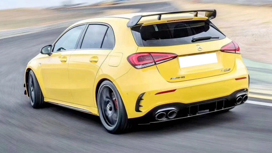 MERCEDES A-CLASS W177 2018+ REAR DIFFUSER UNDER BUMPER AMG TIPPER