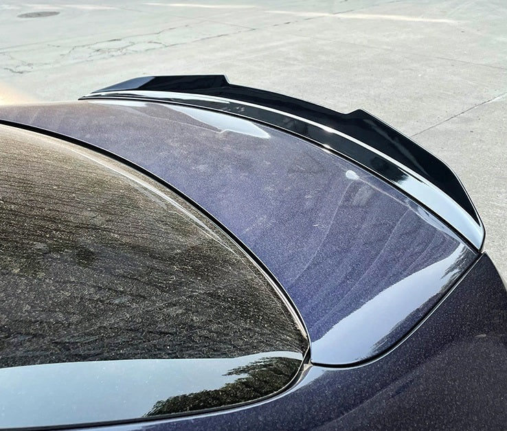 MERCEDES E-CLASS W213 2016-2021 AMG ABS GLOSS BLACK REAR BONNET SPOILER