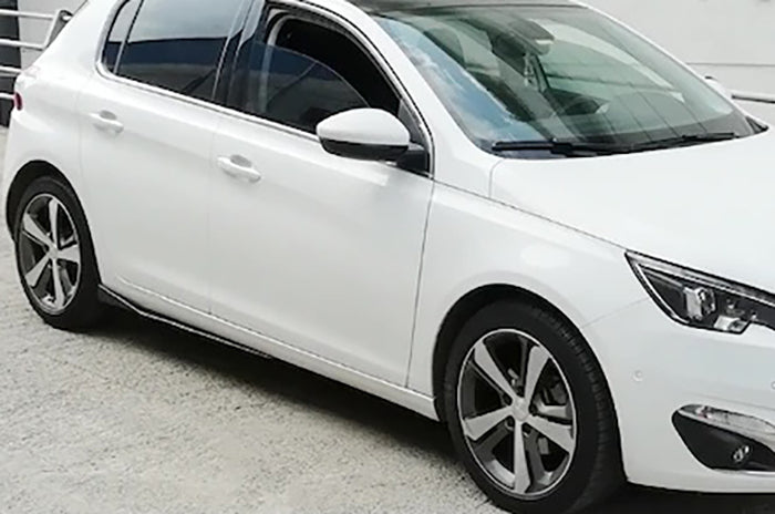 LATERALI GT LINE LOOK PEUGEOT 308 II 5 PORTE 2013+ FLAPS SOTTO MINIGONNE ABS