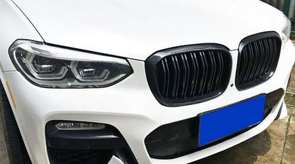 BMW X3 G01 X4 G02 GRIGLIA ANTERIORE DOPPIA FASCIA NERA LOOK M SPORT AUTOELEGANCERICAMBI