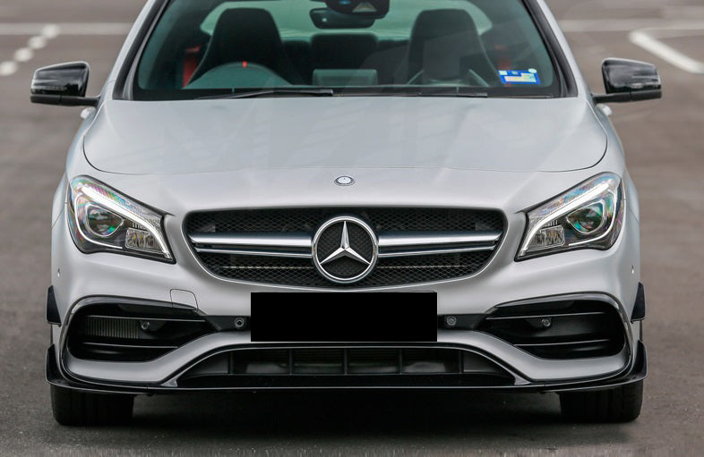 MERCEDES CLA W117 DAL 2013+ GRIGLIA ANTERIORE AMG PROFILO SATINATO NIDO D'APE