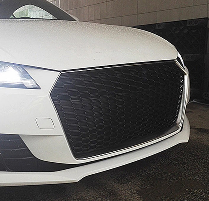 AUDI TT FV 2015+ GRIGLIA ANTERIORE LOOK RSTT NERA NIDO D'APE AUTOELEGANCERICAMBI