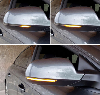 AUDI A4 S4 B8 8K 2012-2015 FRECCE LED DINAMICHE PER SPECCHI LATERALI LOOK FUME AUTOELEGANCERICAMBI