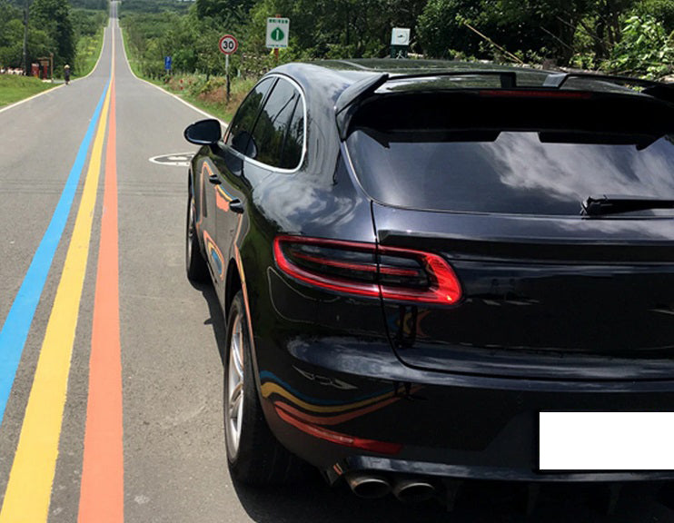 PORSCHE MACAN 2014+ SPOILER POSTERIORE SUL TETTO LOOK SPORTIVO