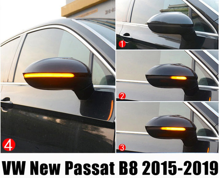 VW PASSAT B8 2014-2019 FRECCE LED DINAMICHE SPECCHI LATERALI LOOK FUME