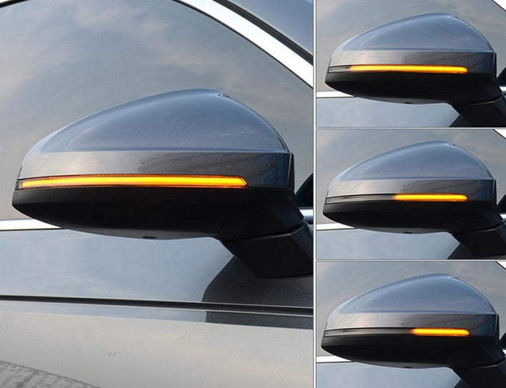 AUDI A4 B9 8W 2017+ FRECCIA LED DINAMICA PER SPECCHI LATERALI LOOK FUME AUTOELEGANCERICAMBI