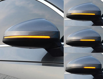 AUDI A4 B9 8W 2017+ FRECCIA LED DINAMICA PER SPECCHI LATERALI LOOK FUME AUTOELEGANCERICAMBI