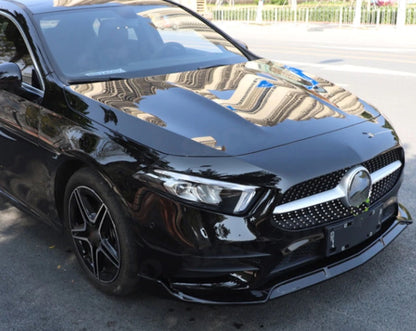 MERCEDES CLASSE A W177 2018+ SPLITTER ANTERIORE SOTTO PARAURTI LOOK AMG A45