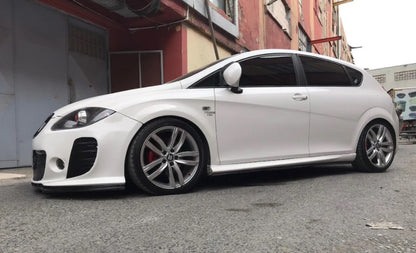 CUPRA SIDE SKIRTS FOR SEAT LEON II 2005-2012 ABS UNDER DOOR SPOILER 0106