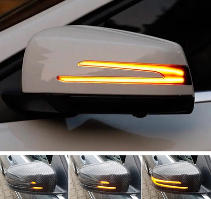 MERCEDES A W176 2013-2017 FRECCE LED DINAMICHE PER SPECCHI LATERALI SCORREVOLI -