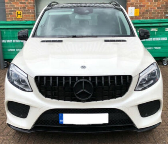 MERCEDES GLE W166 SUV 2015-2018 AMG FRONT GRILLE GLOSS BLACK